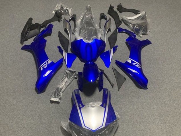 Carénages Moto Yamaha YZF 1000 R1 2015-2019 - Bleu Argent