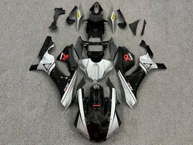 Carénages Moto Yamaha YZF 1000 R1 2015-2019 - Argent Noir Abordables