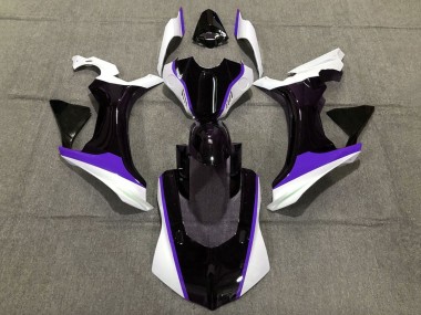 Carénages Moto Yamaha YZF 1000 R1 2015-2019 - Blanc Noir Brillant Violet Abordables