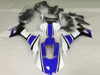 Carénage Moto Yamaha YZF 1000 R1 2015-2019 - Blanc Bleu Noir Abordables