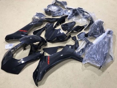 Carénages Moto Yamaha YZF 1000 R1 2015-2019 - Fausse Fibre de Carbone Rouge Décalque Abordables