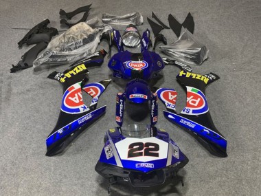 Carénages Moto Yamaha YZF 1000 R1 2020-2025 - Bleu Blanc Noir Rouge Pata Abordables