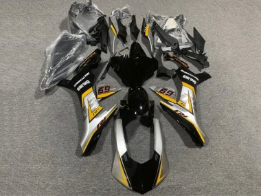 Carénages Moto Yamaha YZF 1000 R1 2020-2025 - Argent Jaune Noir Brillant Abordables
