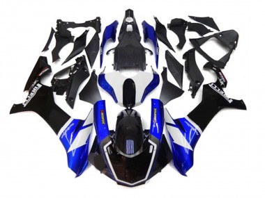 Carénages Moto Yamaha YZF 1000 R1 2020-2025 - Bleu Blanc Noir Akropovic Abordables