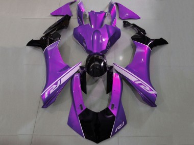 Carénages Moto Yamaha YZF 1000 R1 2020-2025 - Violet Argent Noir Brillant Abordables