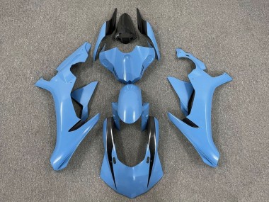 Carénages Moto Yamaha YZF 1000 R1 2020-2025 - Bleu Clair Noir Brillant Abordables