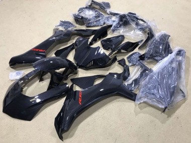 Carénage Moto Yamaha YZF 1000 R1 2020-2025 - Fausse Fibre de Carbone Rouge Abordables