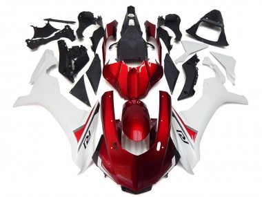 Carénages Moto Yamaha YZF 1000 R1 2020-2025 - Blanc Rouge Noir Abordables