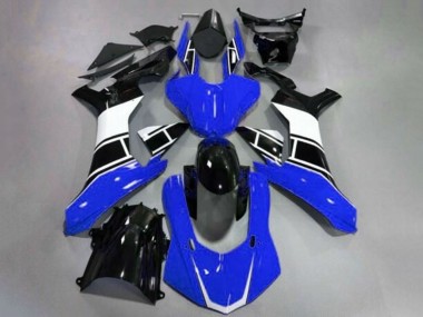 Carénages Moto Yamaha YZF 1000 R1 2020-2025 - Bleu Blanc Noir Brillant Abordables