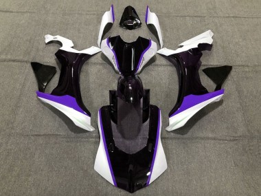 Carénages Moto Yamaha YZF 1000 R1 2020-2025 - Blanc Violet Noir Brillant Abordables