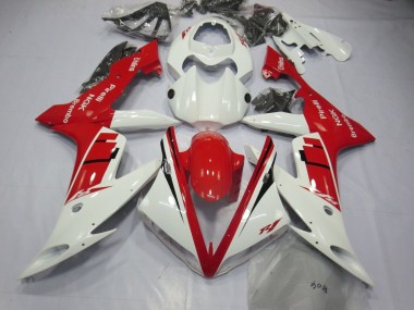 Carénage Moto Yamaha YZF 1000 R1 2004-2006 - Blanc Rouge Noir Abordables