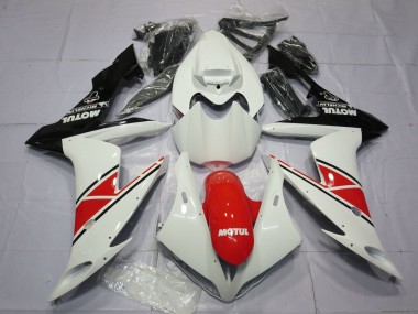 Carénages Moto Yamaha YZF 1000 R1 2004-2006 - Blanc Rouge Noir Abordables