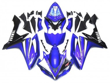 Kits Carénage Moto Yamaha YZF 1000 R1 2007-2008 - Bleu Blanc Noir Abordables