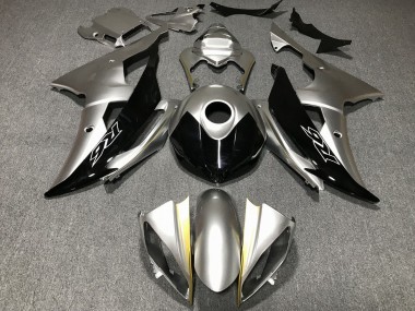Carénages Moto Yamaha YZF R6 2008-2016 - Argent Or Noir Abordables