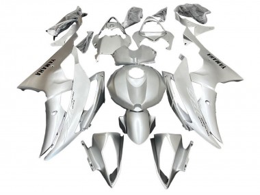 Carénages Moto Yamaha YZF R6 2008-2016 - Argent Blanc Abordables