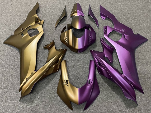 Carénages Moto Yamaha YZF R6 2017-2025 - Or Mat Violet Diviser