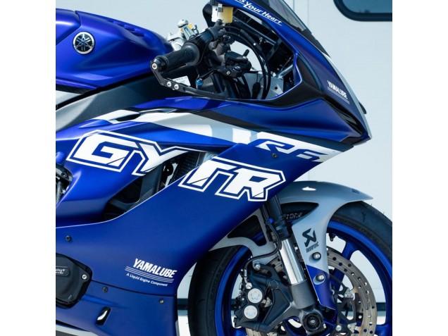 Carénages Moto Yamaha YZF R6 2017-2025 - Bleu Argent GYTR