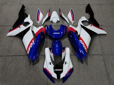 Carénage Moto Yamaha YZF R6 2017-2023 - Blanc Rouge Bleu Noir Abordables