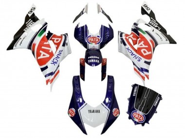 Carénages Moto Yamaha YZF R6 2017-2023 - Blanc Bleu Rouge Noir Pata Abordables