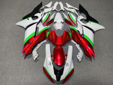 Carénages Moto Yamaha YZF R6 2017-2023 - Blanc Vert Néon Rouge Noir Abordables