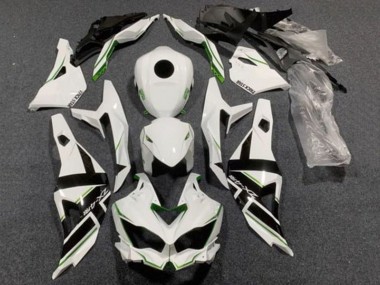 Carénages Moto Kawasaki ZX4R ZX-4RR 2019-2025 - Blanc Noir Vert Abordables