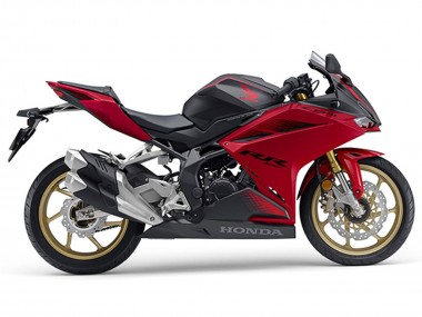 Carénages Moto Honda CBR250RR 2017-2022 - Rouge Noir Mat Abordables