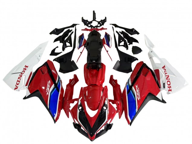 Carénages Moto Honda CBR250RR 2017-2022 - Rouge Bleu Blanc