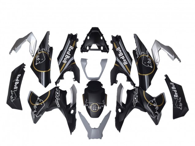 Carénages Moto Honda ADV160 2022-2024 - Noir Mat Or Red Bull