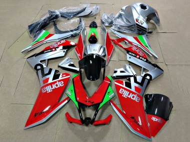 Carénages Moto Aprilia RS4 50 125 2012-2018 - Argent Rouge Vert Noir Brillant Abordables