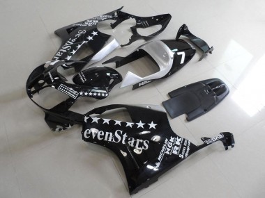 Carénages Moto Honda VTR1000 2000-2006 - Noir Brillant Blanc SevenStars Abordables