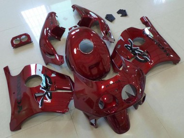 Carénages Moto Honda CBR250RR MC22 1990-1998 - Rouge Marron Abordables