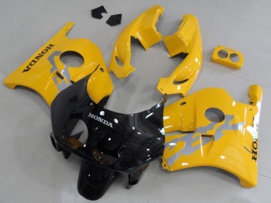 Kits Carénage Moto Honda CBR250RR MC22 1990-1998 - Jaune Noir Brillant Abordables