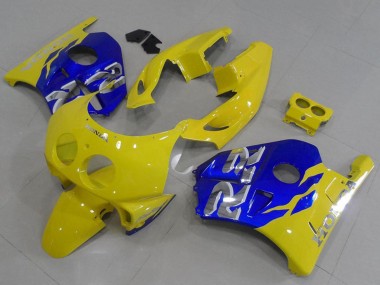 Carénages Moto Honda CBR250RR MC22 1990-1998 - Jaune Bleu Abordables