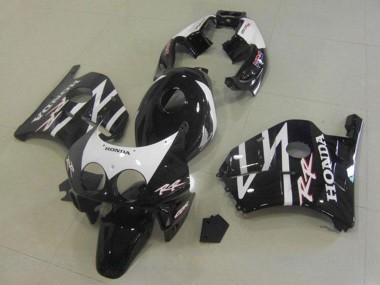 Carénages Moto Honda CBR250RR MC22 1990-1998 - Noir Brillant Blanc Abordables
