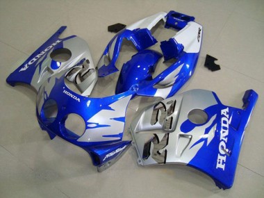 Carénages Moto Honda CBR250RR MC22 1990-1998 - Argent Bleu Abordables