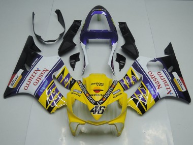 Carénages Moto Honda CBR600 F4i 2001-2003 - Jaune Blanc Bleu Noir Rouge Nastro Azzurro Abordables