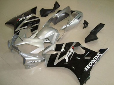 Carénage Moto Honda CBR600 F4i 2004-2007 - Argent Noir Brillant Abordables