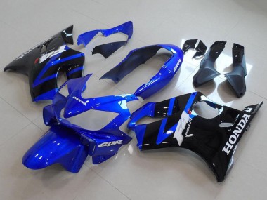 Carénage Moto Honda CBR600 F4i 2004-2007 - Bleu Noir Brillant Abordables