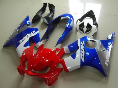 Carénages Moto Honda CBR600 F4i 2004-2007 - Bleu Blanc Rouge Gris Abordables