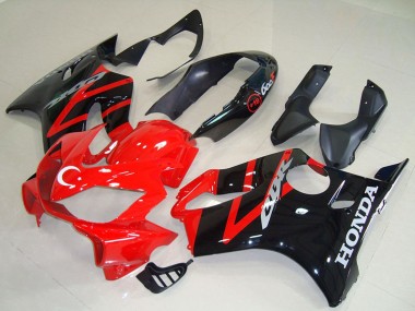 Kits Carénage Moto Honda CBR600 F4i 2004-2007 - Rouge Noir Brillant Abordables