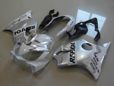 Carénages Moto Honda CBR600 F4i 2004-2007 - Blanc Argent Noir Repsol Abordables