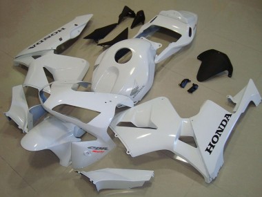 Carénages Moto Honda CBR600RR 2003-2004 - Blanc Noir Décalque Abordables