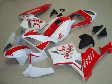 Carénages Moto Honda CBR600RR 2003-2004 - Blanc Rouge Pramac Abordables