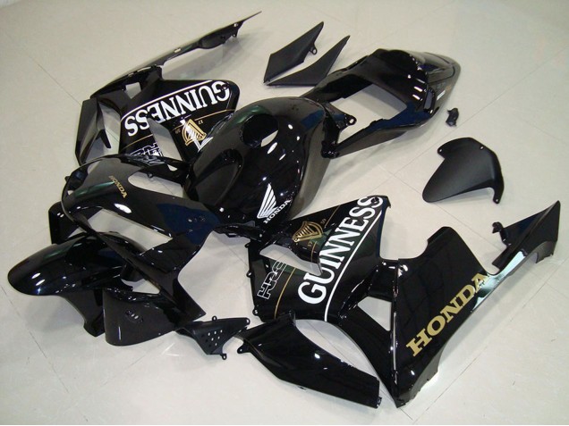 Carénages Moto Honda CBR600RR 2005-2006 - Noir Brillant Gunness