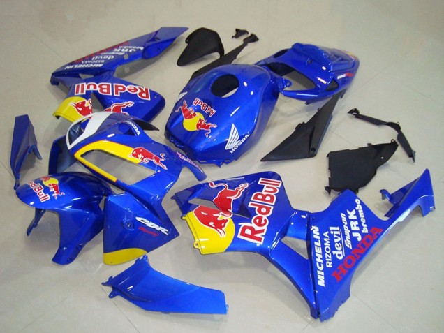 Carénages Moto Honda CBR600RR 2005-2006 - Bleu Jaune Red Bull