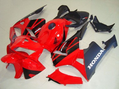 Kits Carénage Moto Honda CBR600RR 2005-2006 - Rouge Noir Abordables