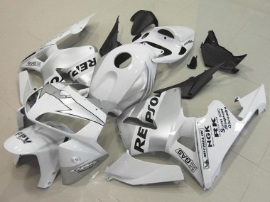Carénages Moto Honda CBR600RR 2005-2006 - Blanc Argent Noir Repsol Abordables