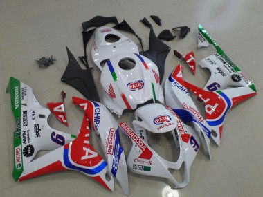 Carénages Moto Honda CBR600RR 2007-2008 - Blanc Rouge Bleu Vert Pata 6 Abordables