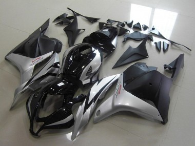 Carénages Moto Honda CBR600RR 2009-2012 - Argent Noir Brillant Noir Mat Abordables