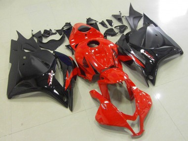 Carénages Moto Honda CBR600RR 2009-2012 - Rouge Noir Brillant Noir Mat OEM Style Abordables